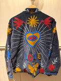 Handmade velvet & embroidery jacket UK 8-14