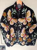 Handmade velvet embroidered jacket