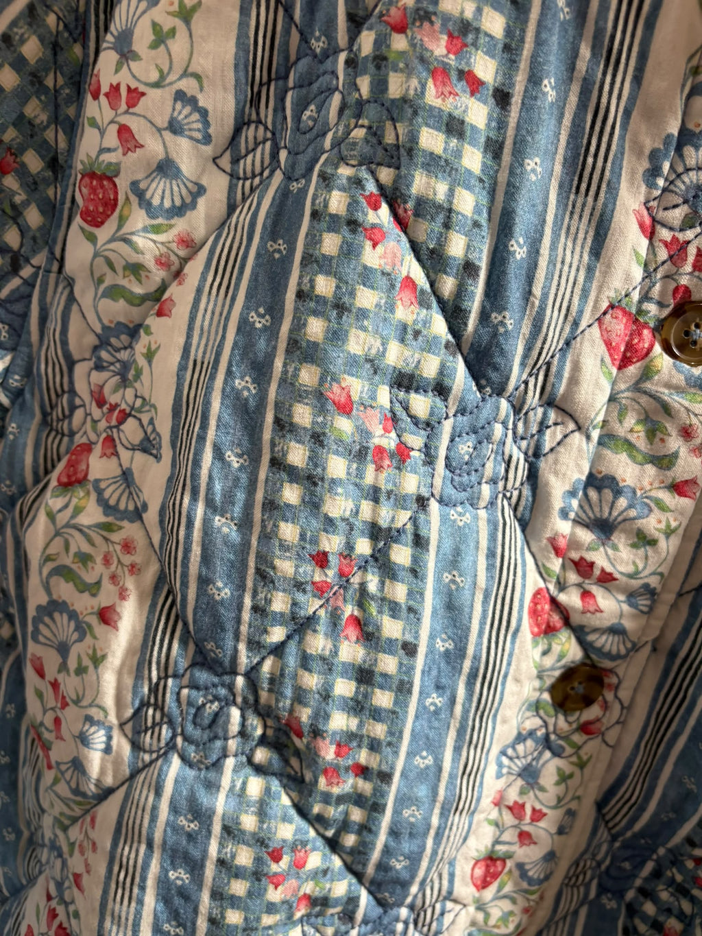 Damson Madder Reversible Claudia Quilted Jacket UK 10-6