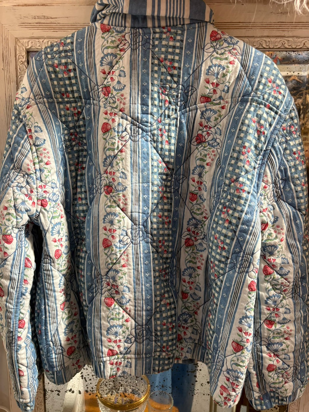 Damson Madder Reversible Claudia Quilted Jacket UK 10-6