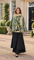 Brand New. Print Cape Jacket one size UK 8-16 stunning quality statement piece.