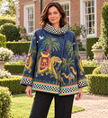 New In. Print Cape Jacket one size UK 8-16 stunning quality statement piece.