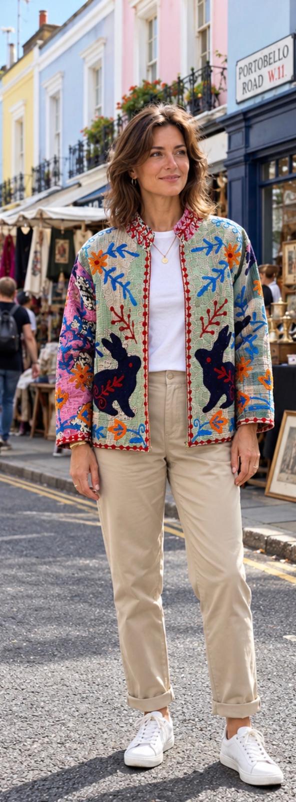 Handmade vintage Kantha jacket