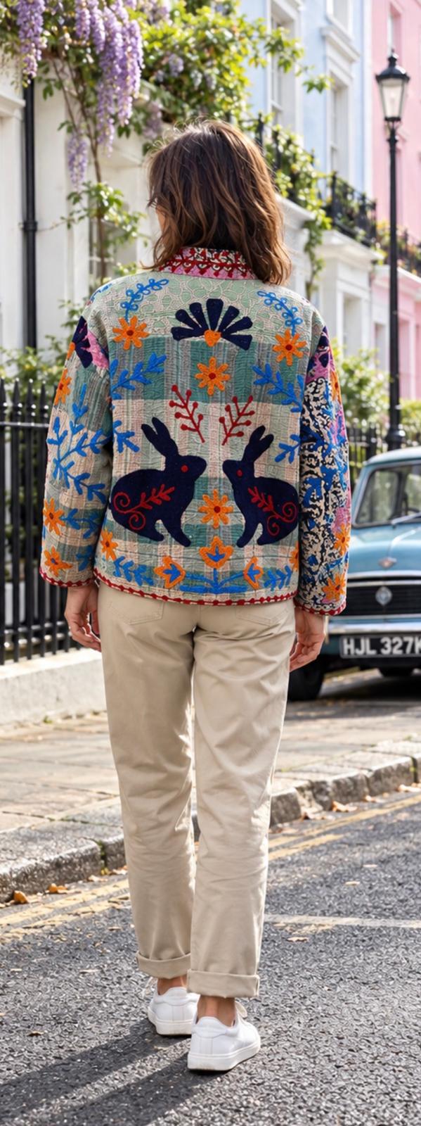 Handmade vintage Kantha jacket