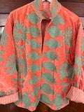 Beautiful Handmade Embroidered Velvet Jacket with cotton lining UK 8-14