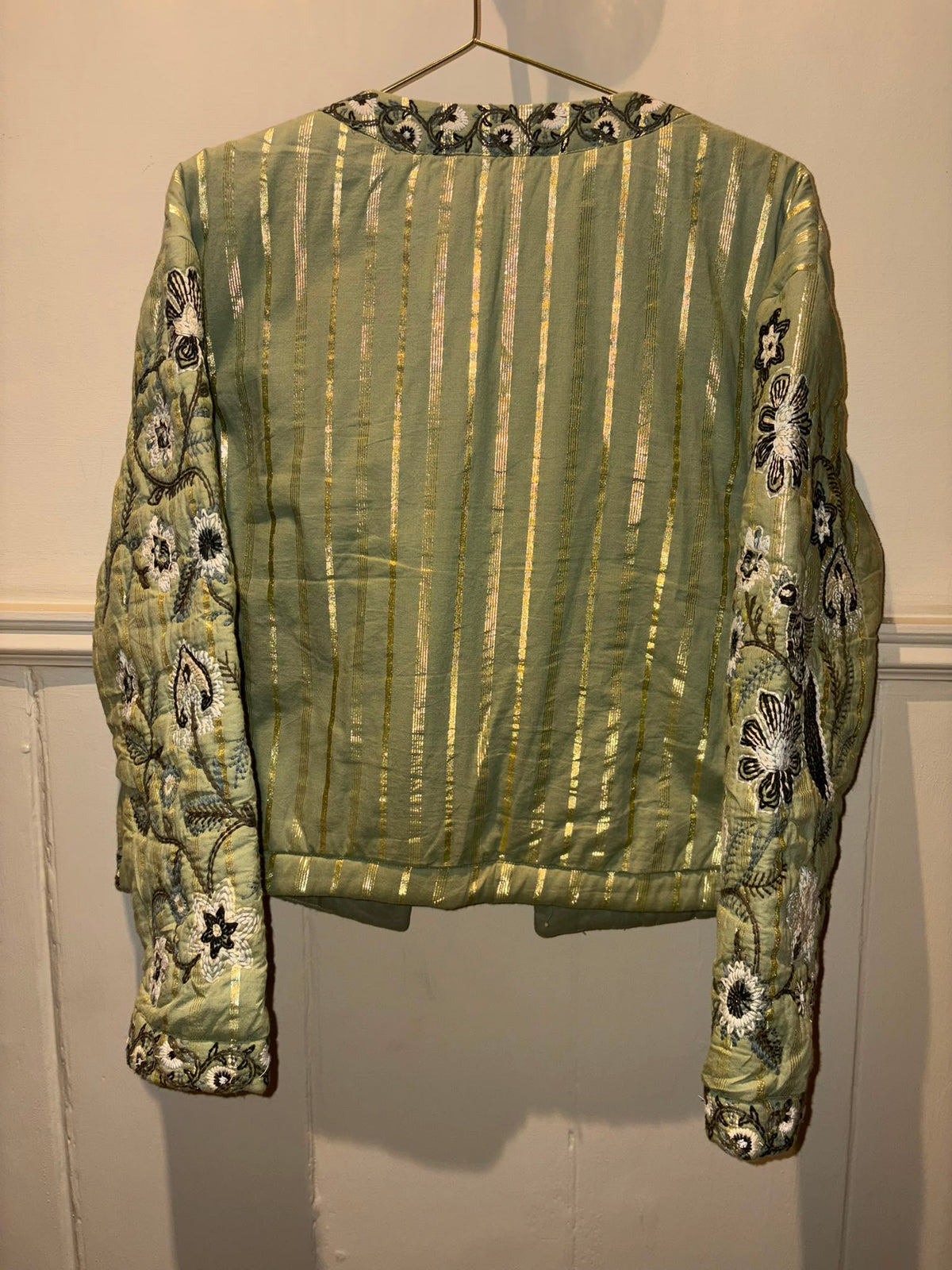 Y2K padded jacket stunning green
