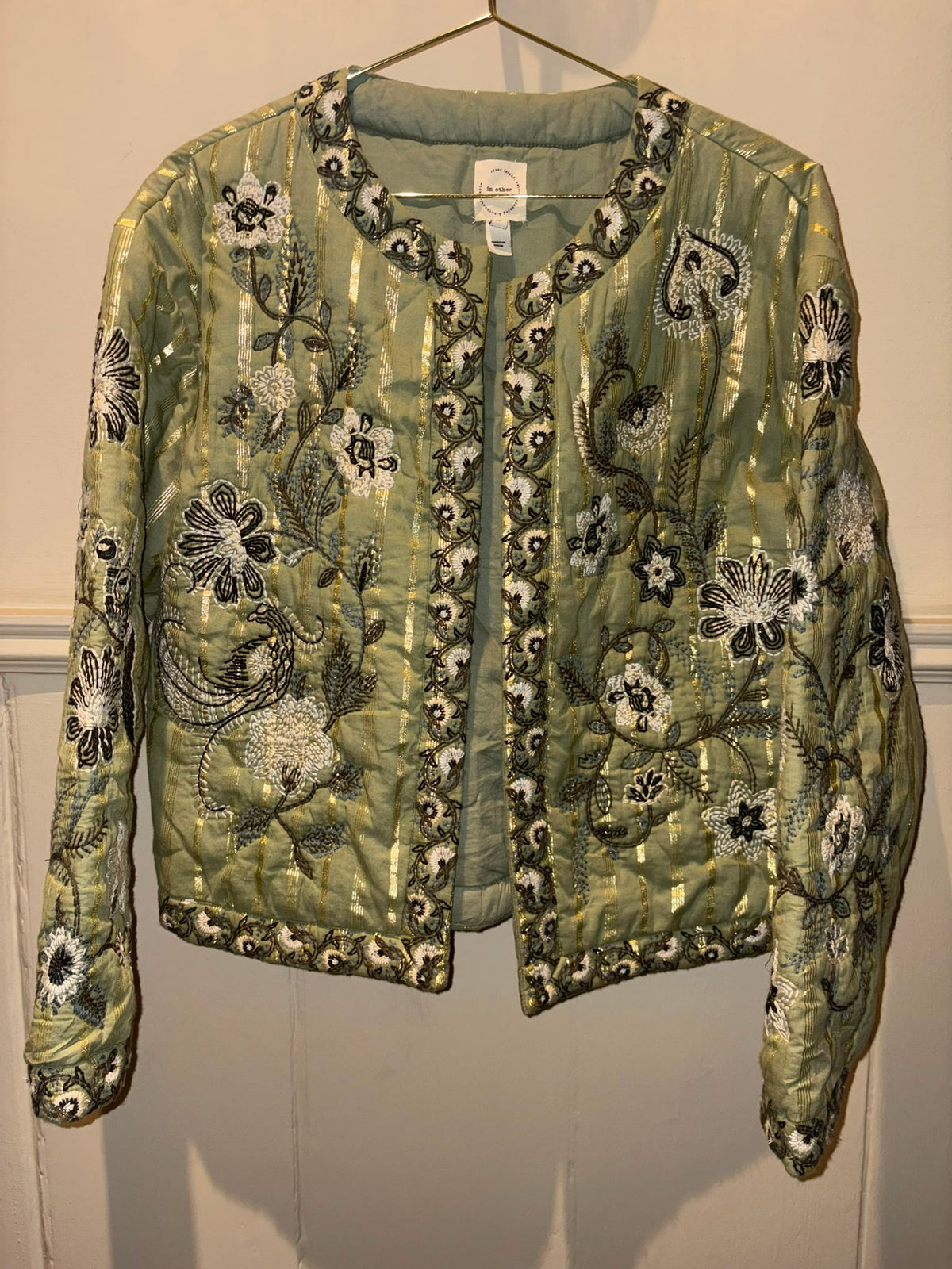 Y2K padded jacket stunning green