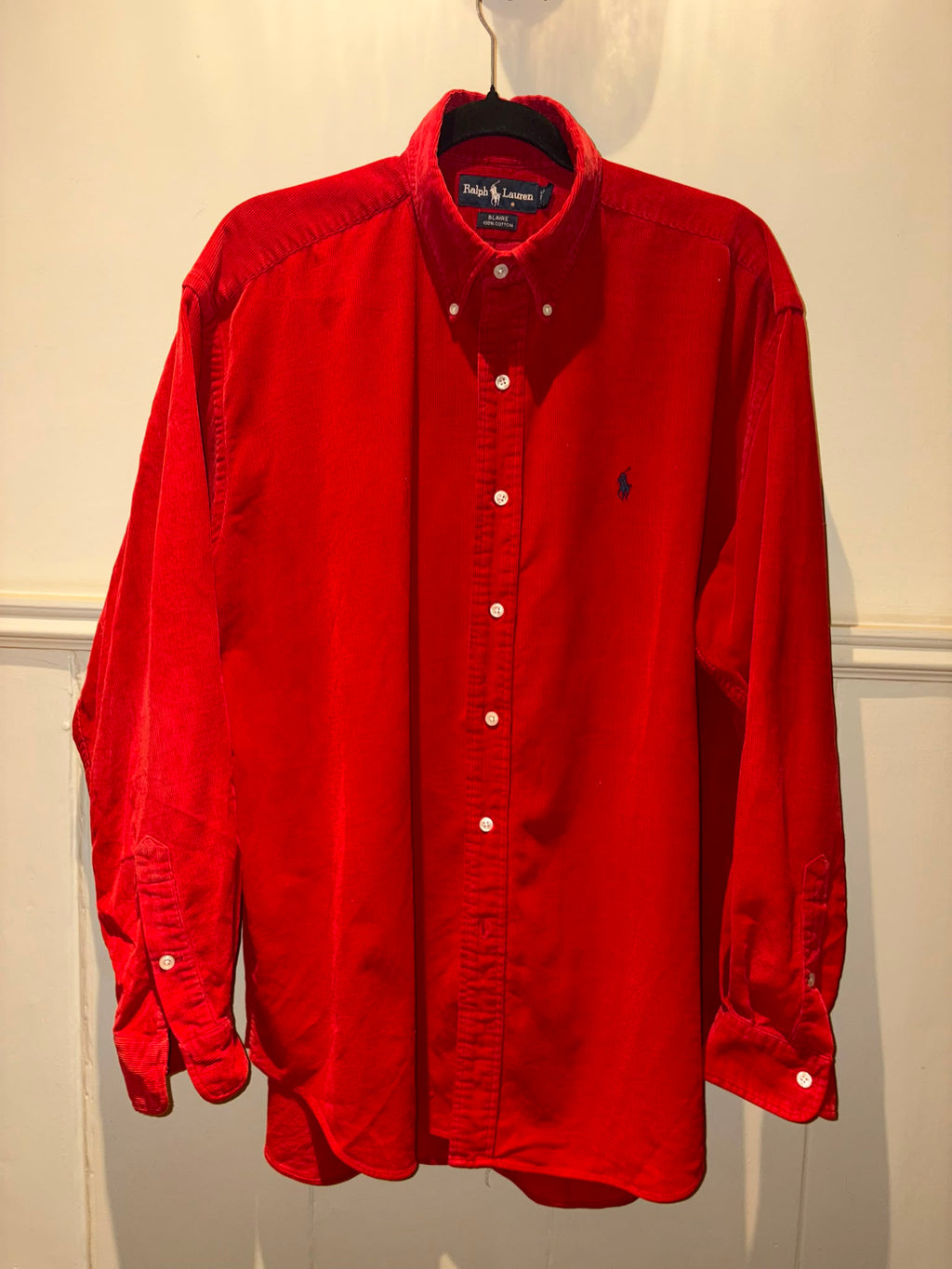 Rusty Burgandy Ralph Lauren Corduroy shirt