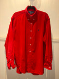 Rusty Burgandy Ralph Lauren Corduroy shirt