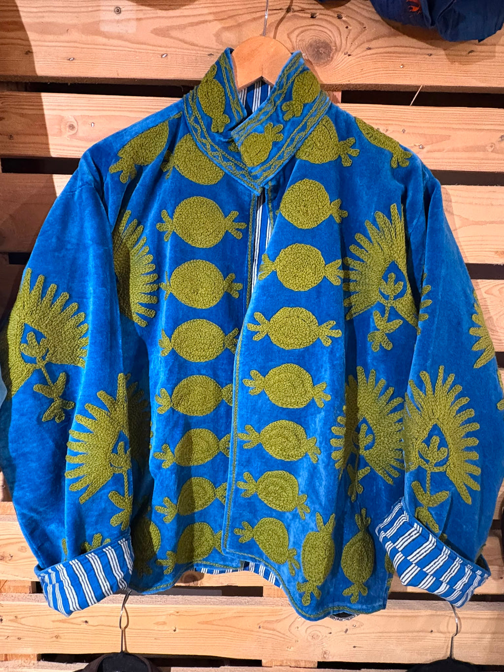 Beautiful Handmade Embroidered Velvet Jacket