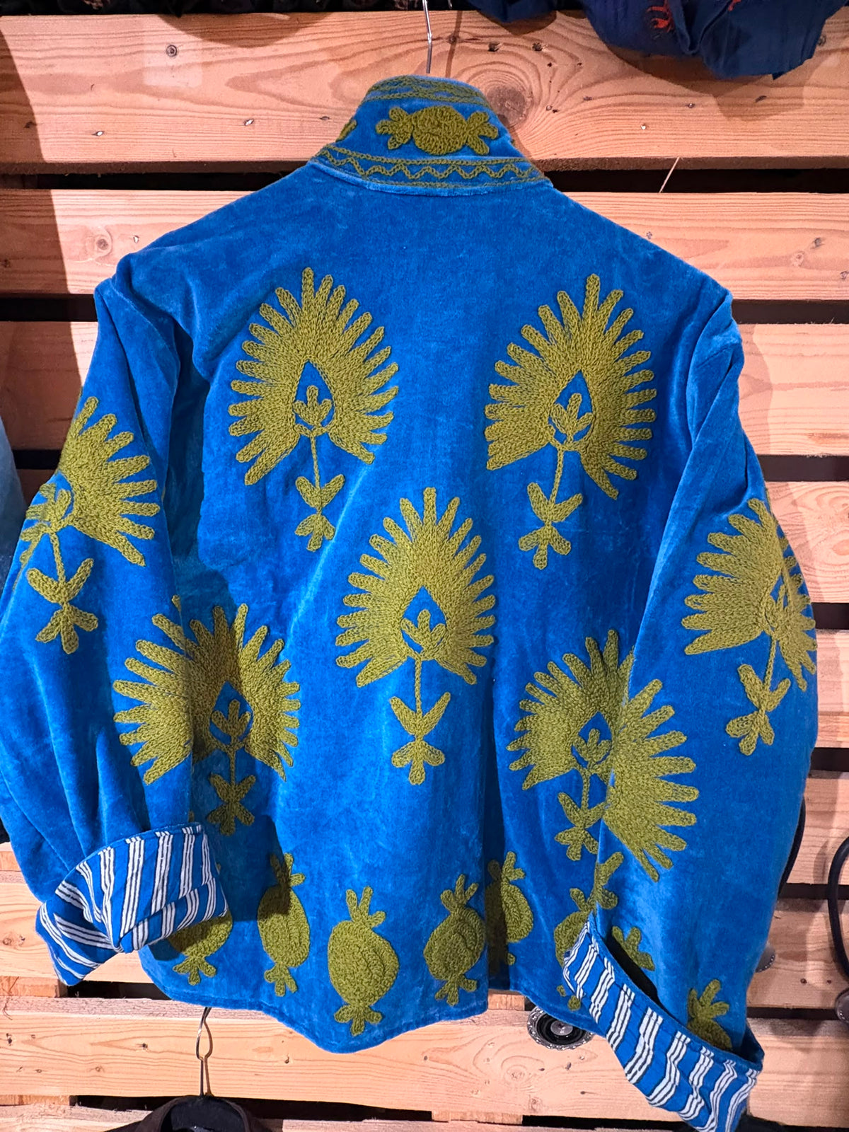 Beautiful Handmade Embroidered Velvet Jacket