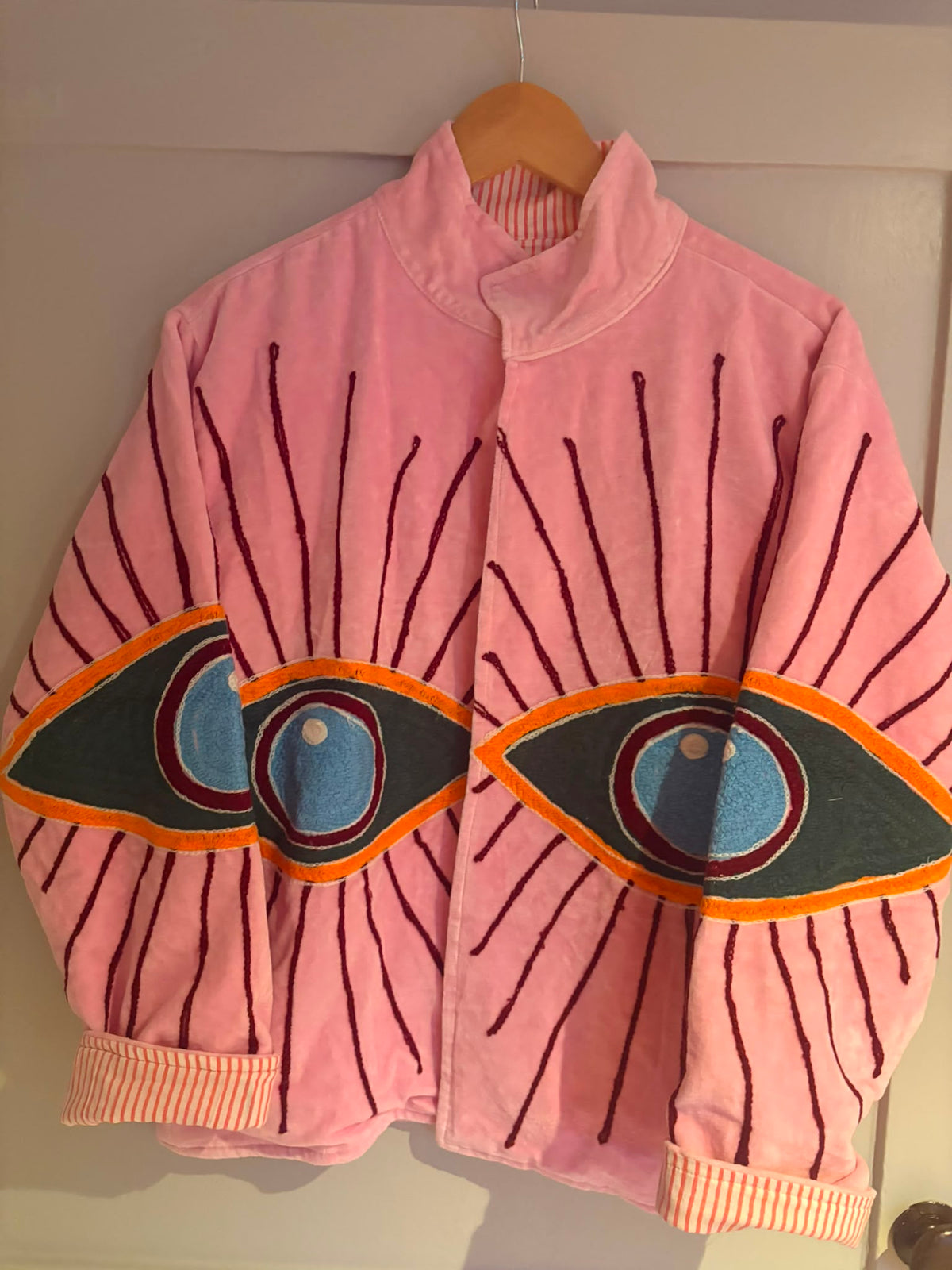Beautiful Handmade Embroidered Velvet Jacket