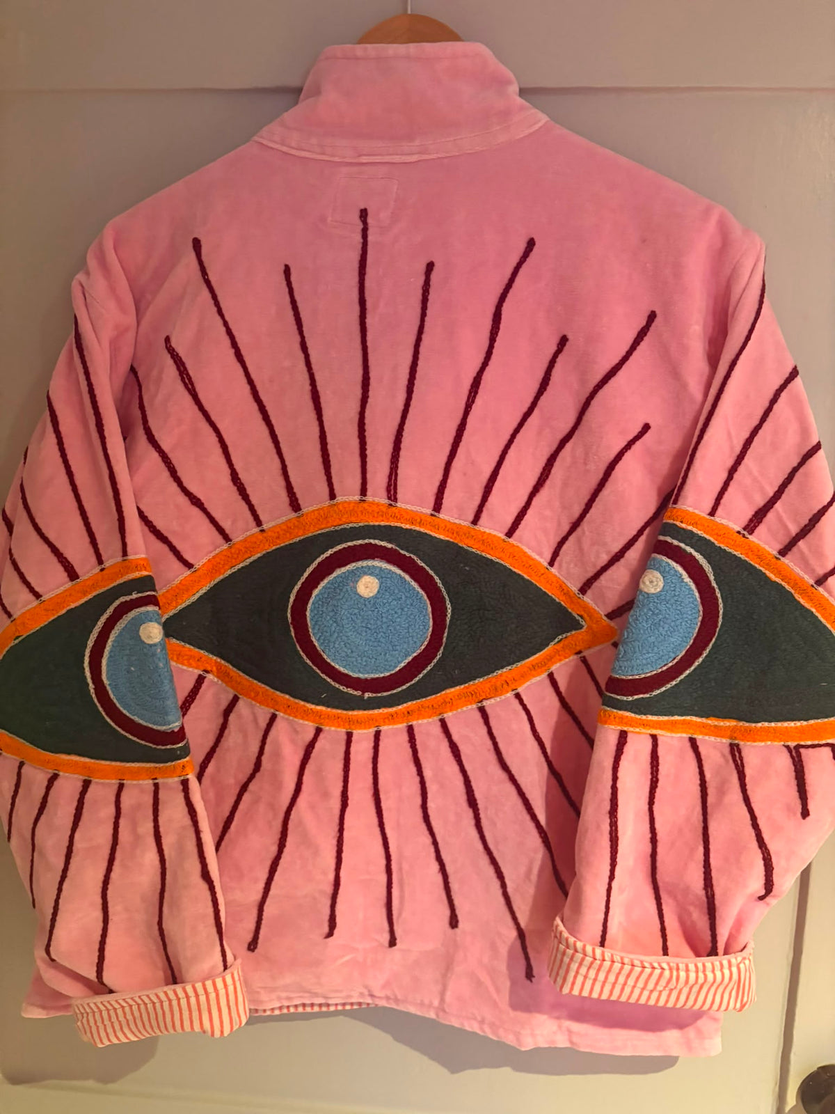 Beautiful Handmade Embroidered Velvet Jacket