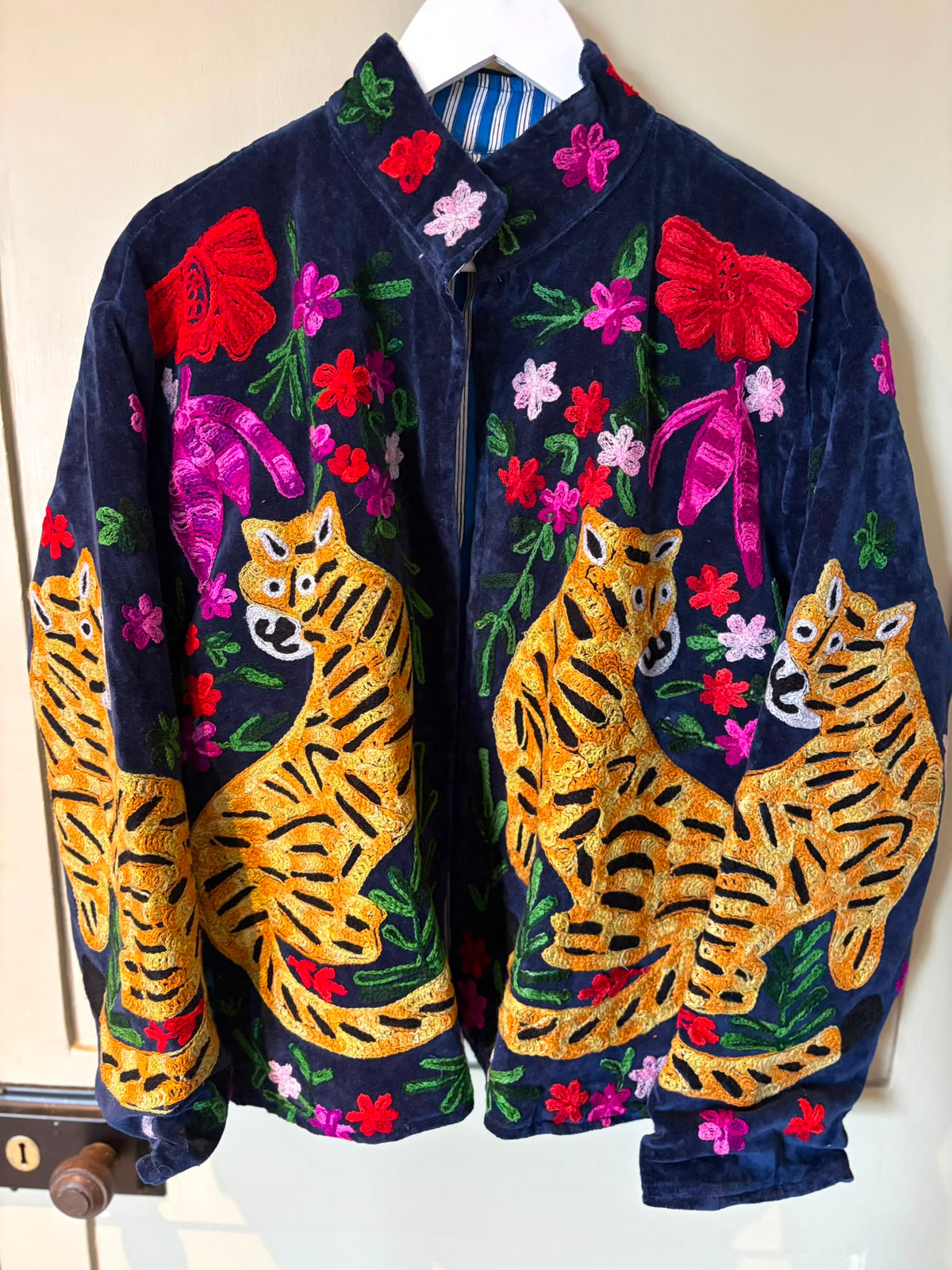 Beautiful Handmade Embroidered Velvet Jacket