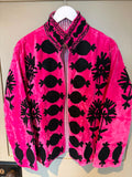 Beautiful Handmade Embroidered Velvet Jacket