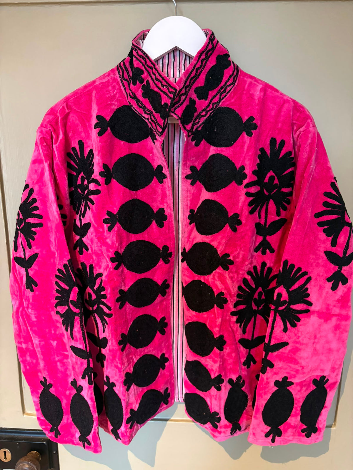 Beautiful Handmade Embroidered Velvet Jacket