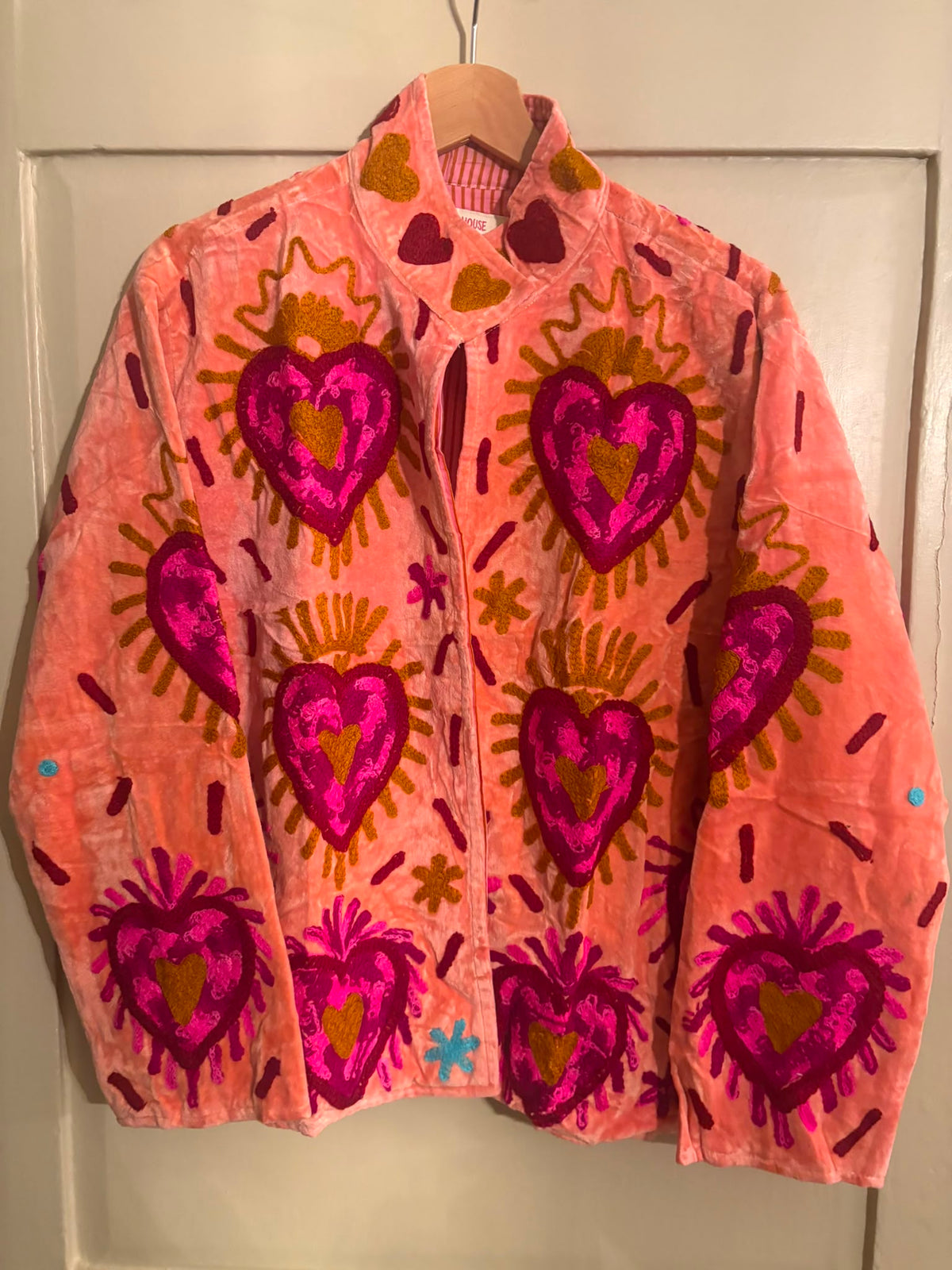 Beautiful Handmade Embroidered Velvet Jacket
