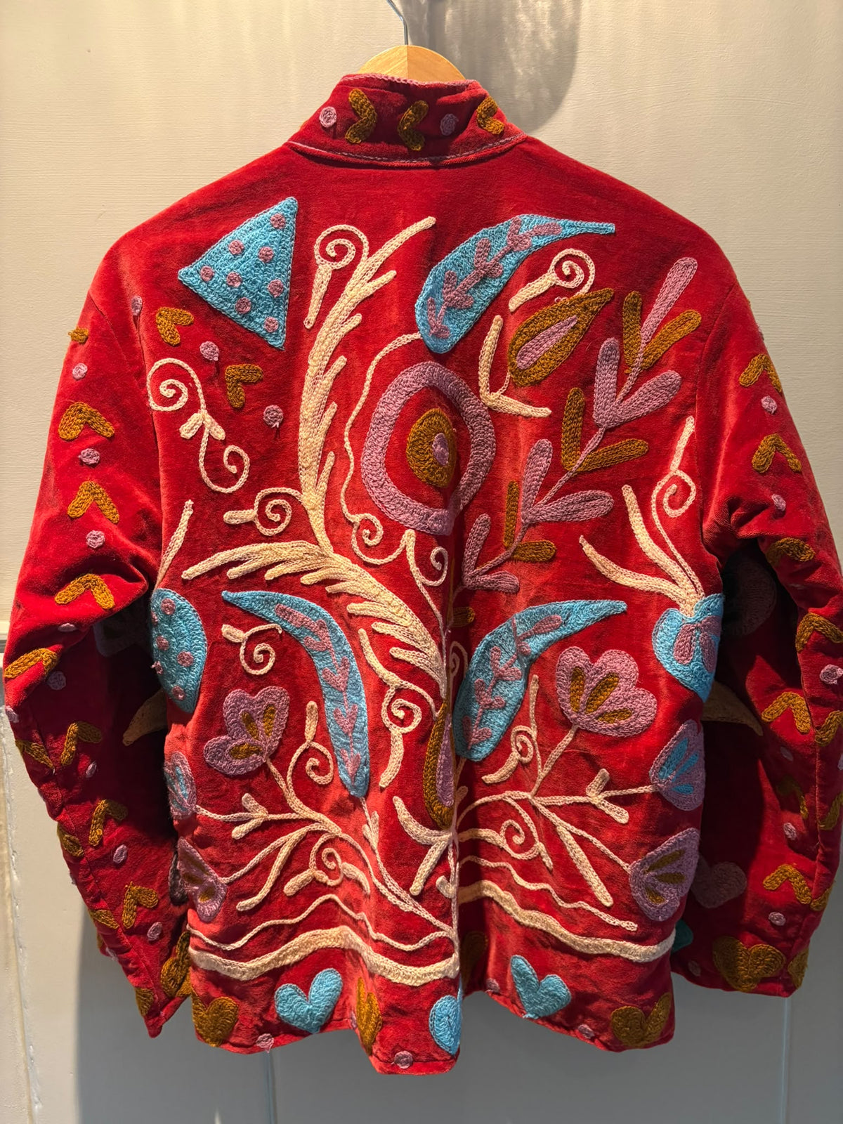Beautiful Handmade Embroidered Velvet Jacket